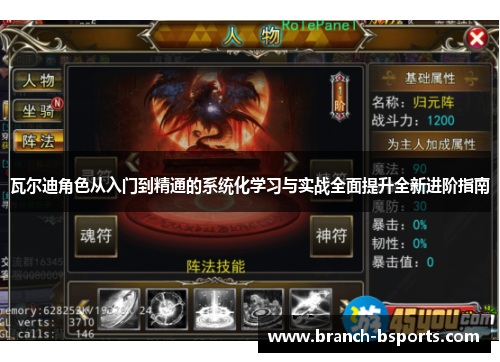 瓦尔迪角色从入门到精通的系统化学习与实战全面提升全新进阶指南