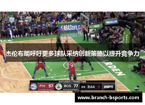 杰伦布朗呼吁更多球队采纳创新策略以提升竞争力